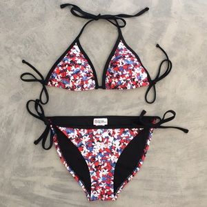 PETER PILOTTO Floral Print Bikini Set